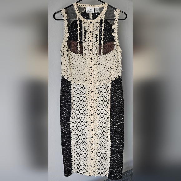 Anthropologie Dresses & Skirts - Anthropologie X beguile by Byron Lars Black/White Lace Polka Dot Dress